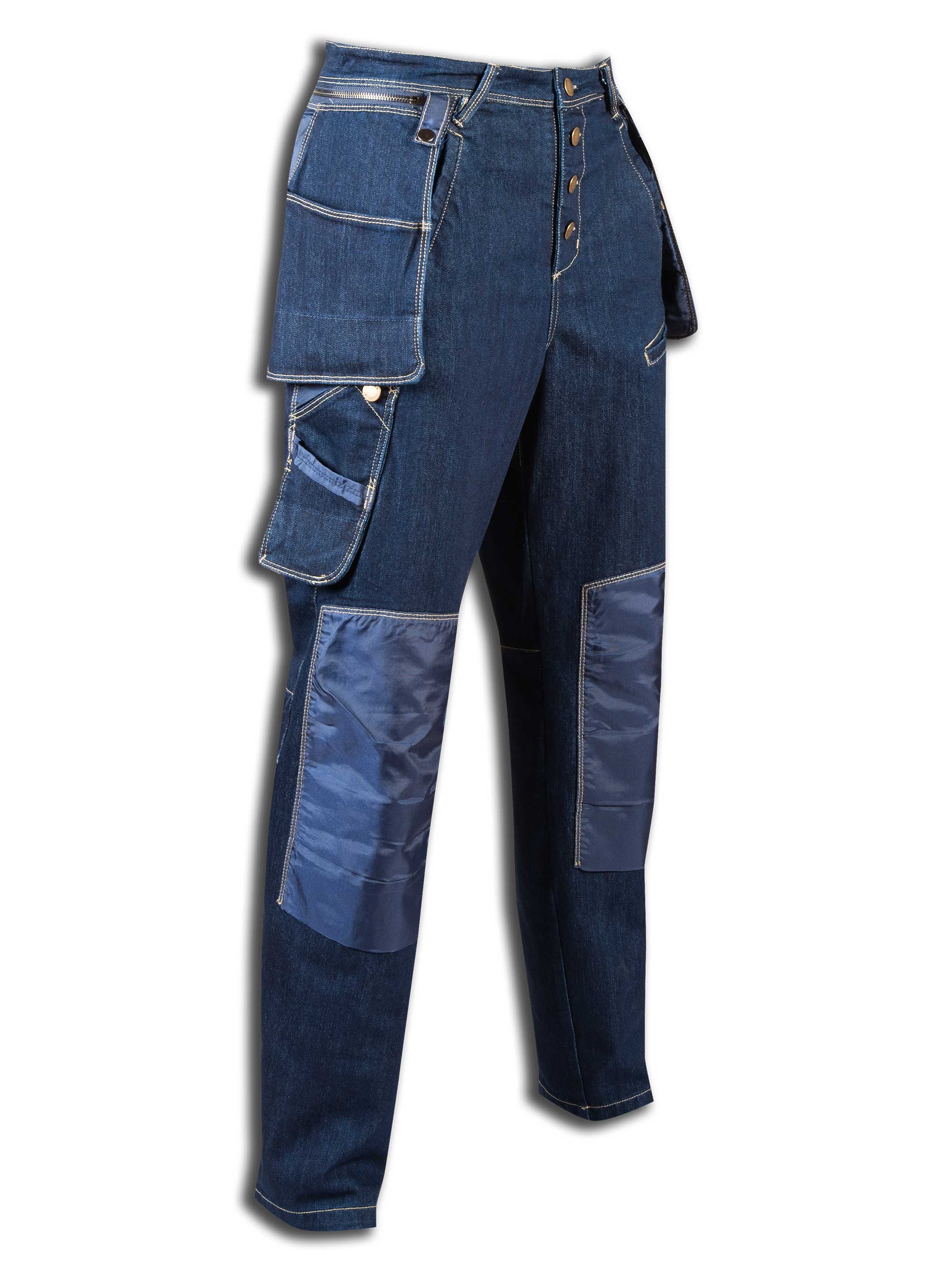Annie denim worker pants - arbetsbyxa dam - 8