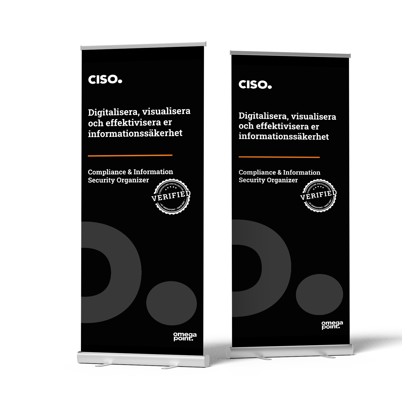 Svart roll-up Ciso, ON DEMAND