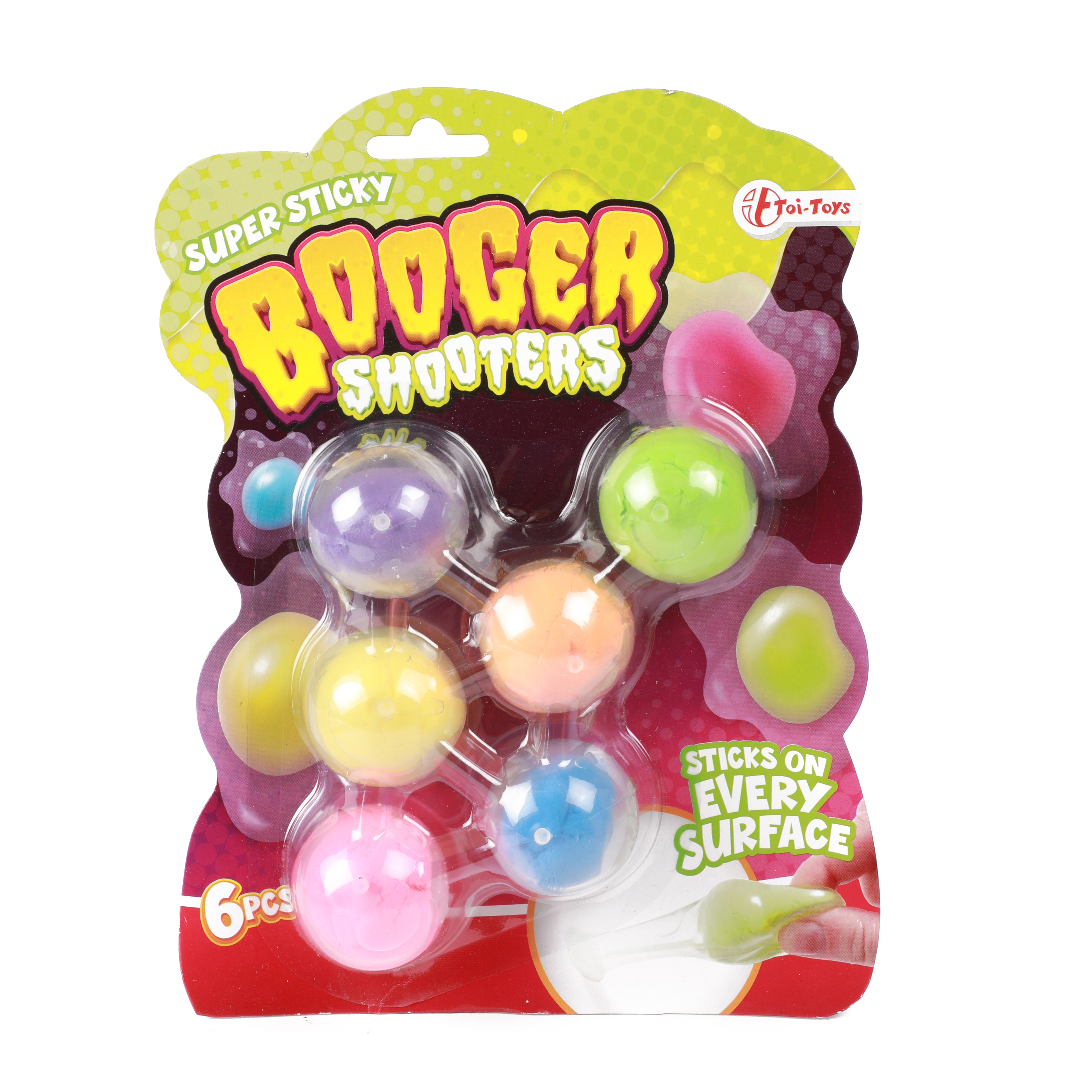 Stretchy Sticky bollar 6st - 2