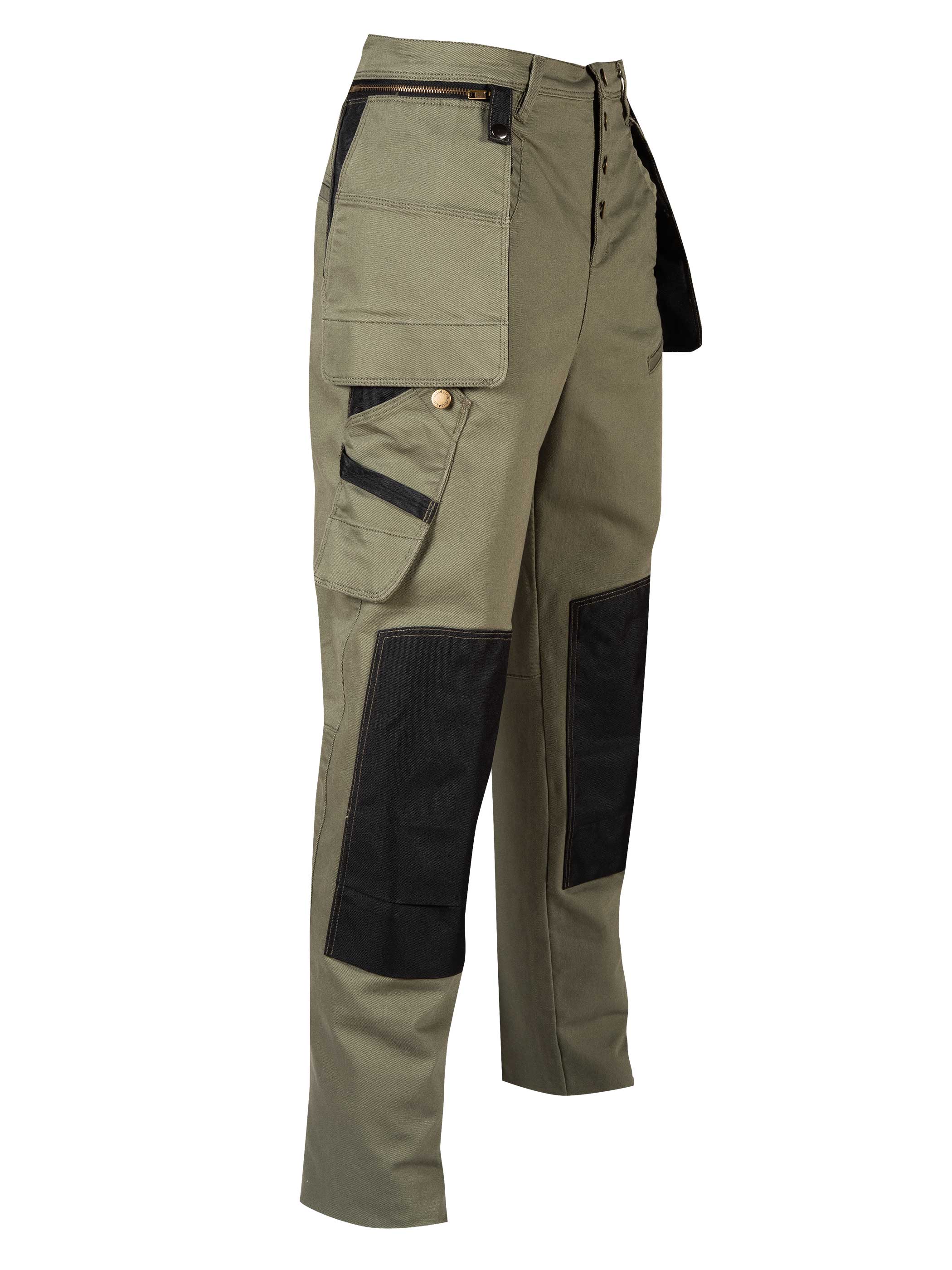 Annie worker pants - arbetsbyxa dam - Olive - 7