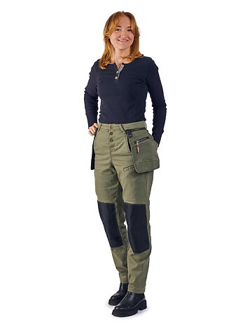 Annie  Worker Pants - women’s work trousers - Olive