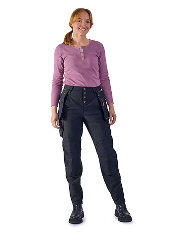 Annie worker pants - arbetsbyxa dam - Black