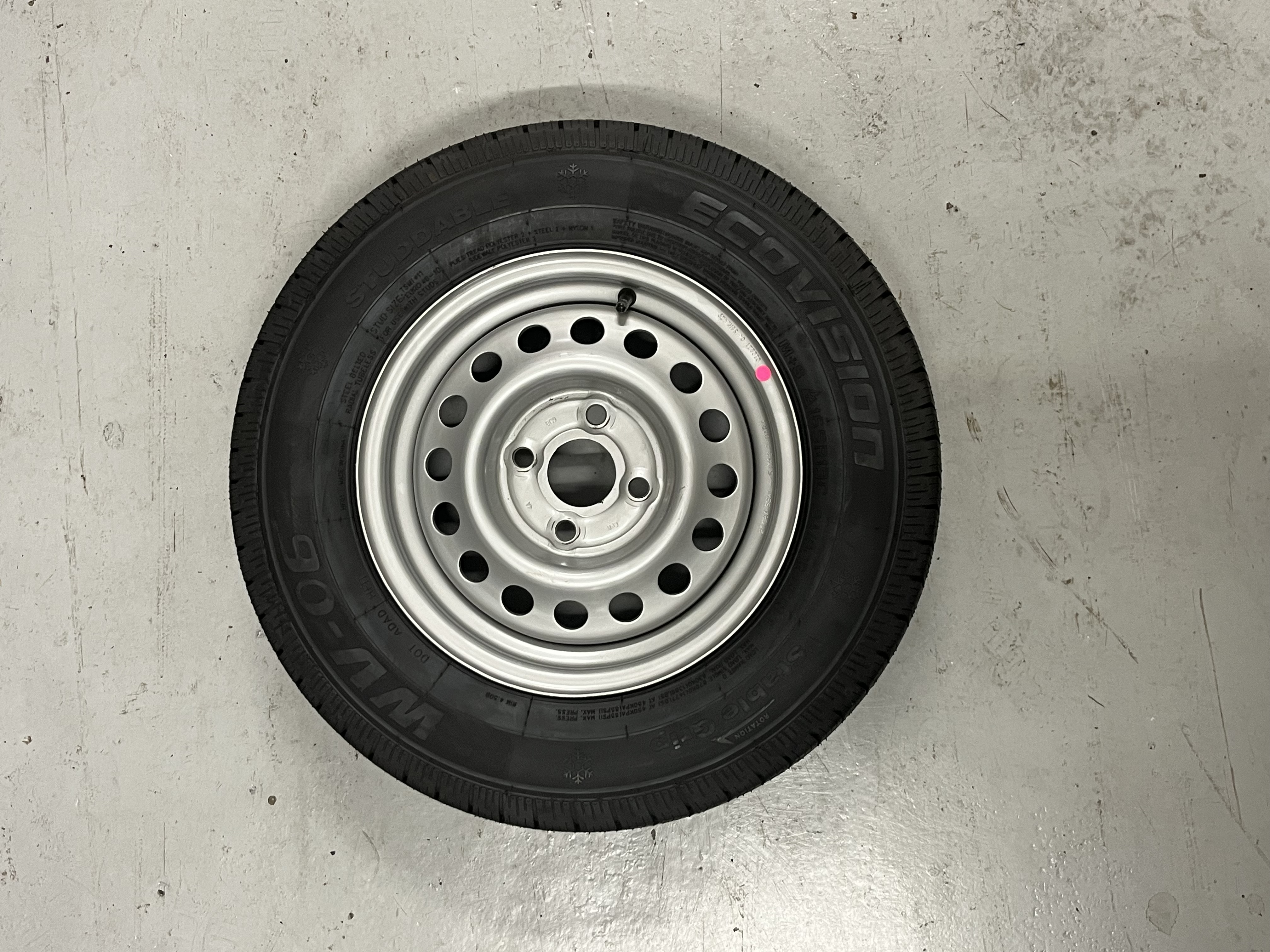 Vinterhjul odubbade 165/80 R13 C8  4 bult - 2
