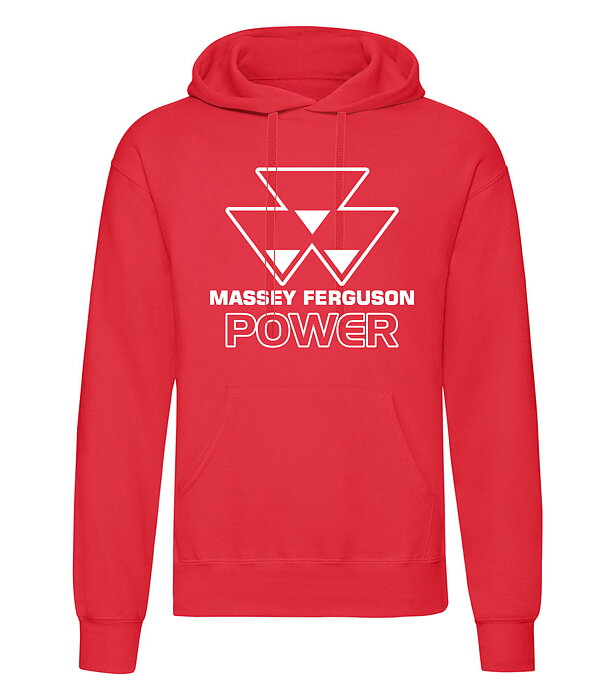 Huvtröja Massey Ferguson Power Röd 