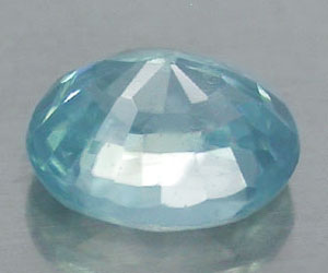 0.67 ct beatiful top luster natural blue zircon gemstone - 2