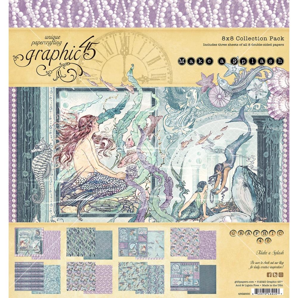 Graphic45  - Make A Splash 8x8 