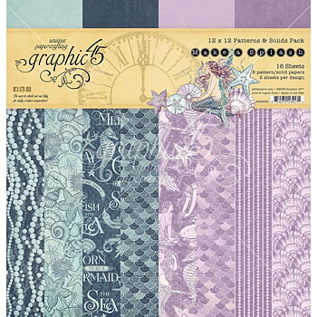 Graphic45 - Make A Splash  - Pattern & Solids 12x12