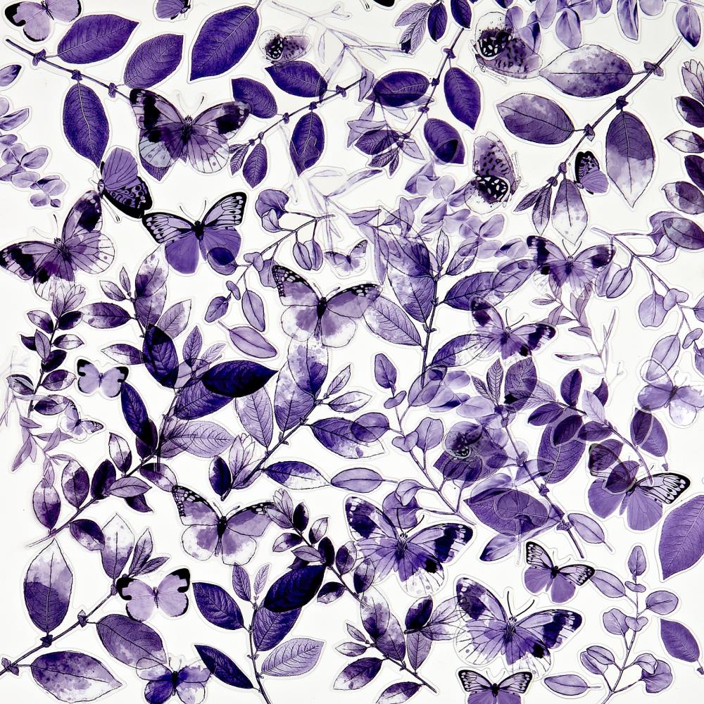 49 And Market - Color Swatch: Lavender Acetate Leaves  - 2