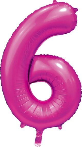 Sifferballonger Satin Hot Pink 86 cm  - 7