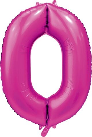 Sifferballonger Satin Hot Pink 86 cm  - 11
