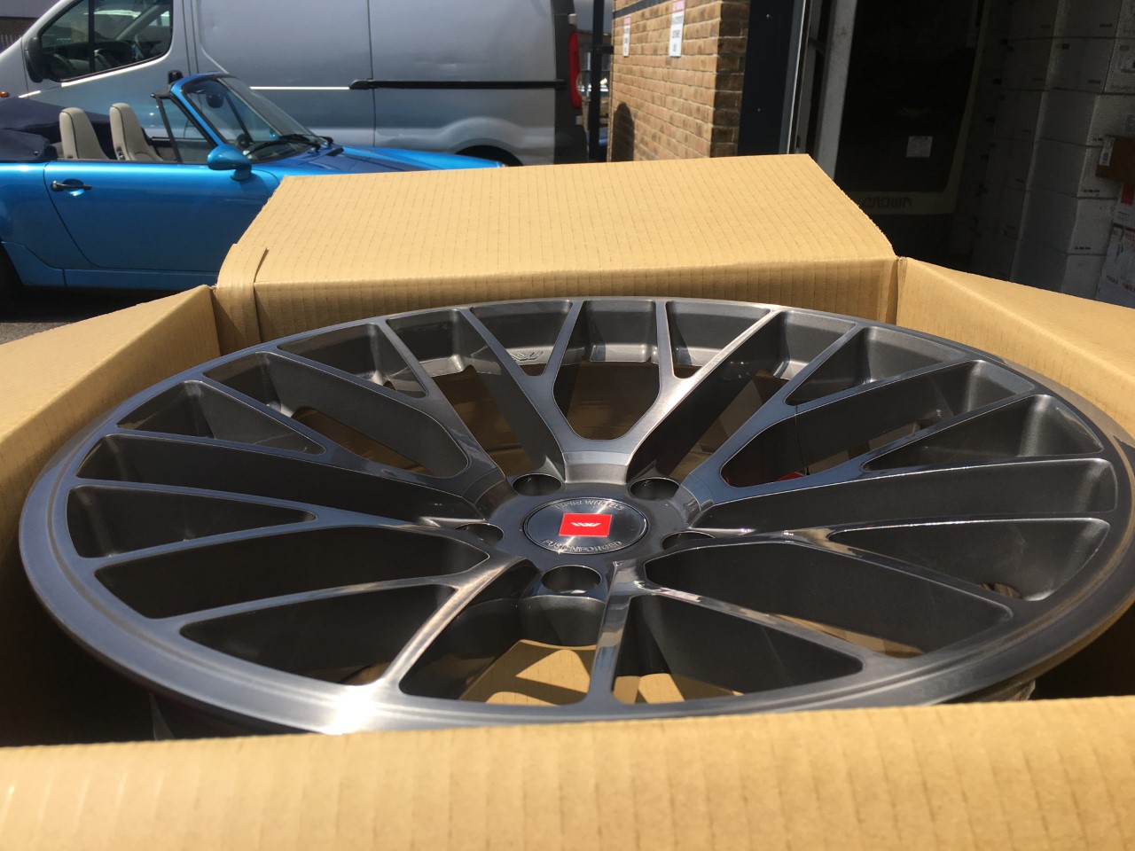 21" Ispiri FFP1 Carbon grey brushed 5x112 - 7