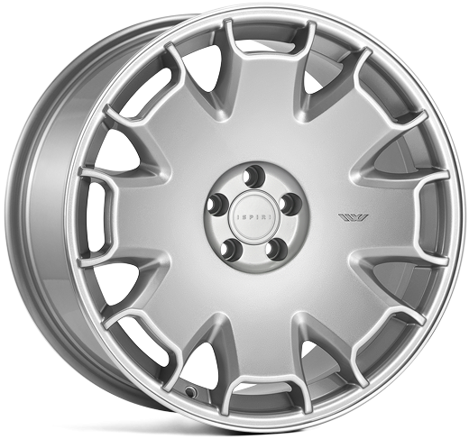 19" Ispiri CSR2 Silver polished lip 5/120 - 4