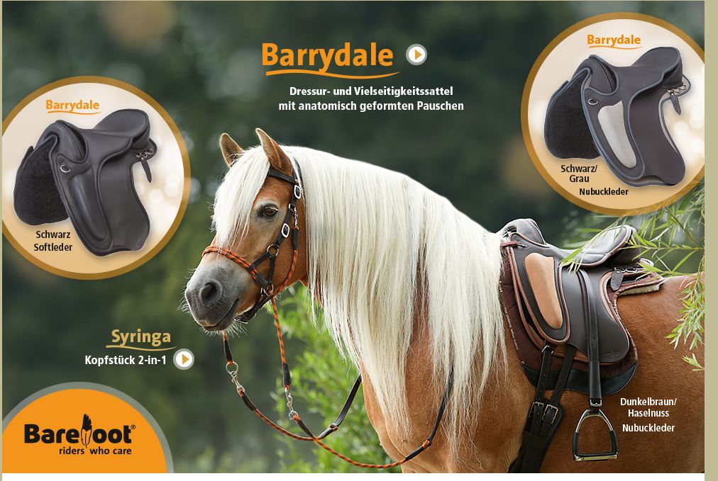 Barefoot 'Barrydale' Saddle, brown - 5