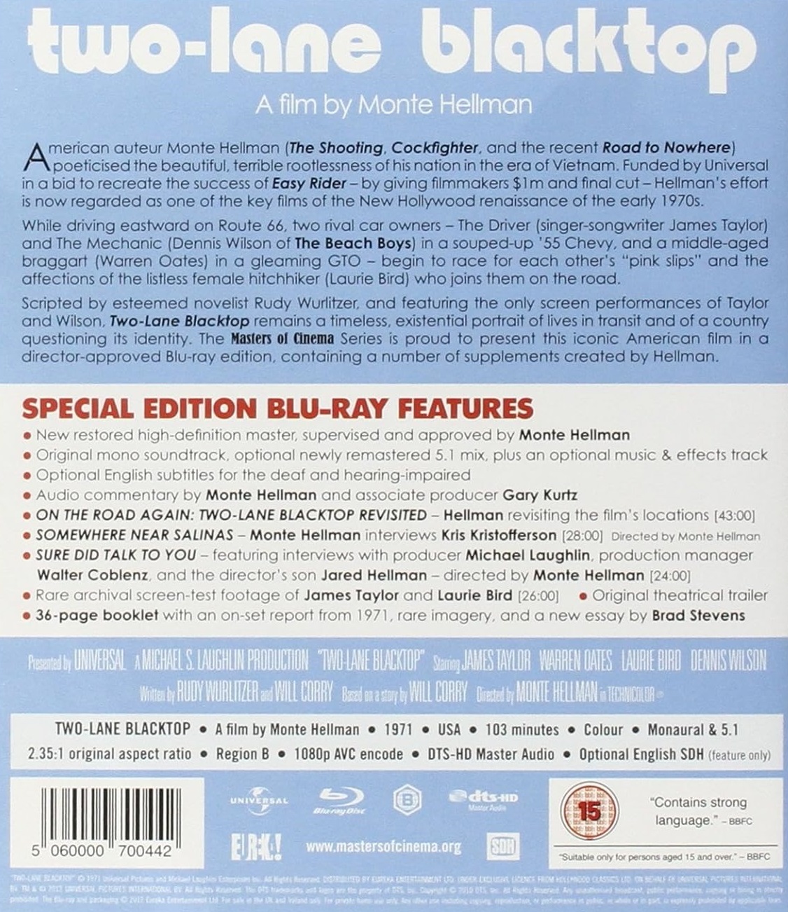 Two-Lane Blacktop (ej svensk text) (Blu-ray) - 2