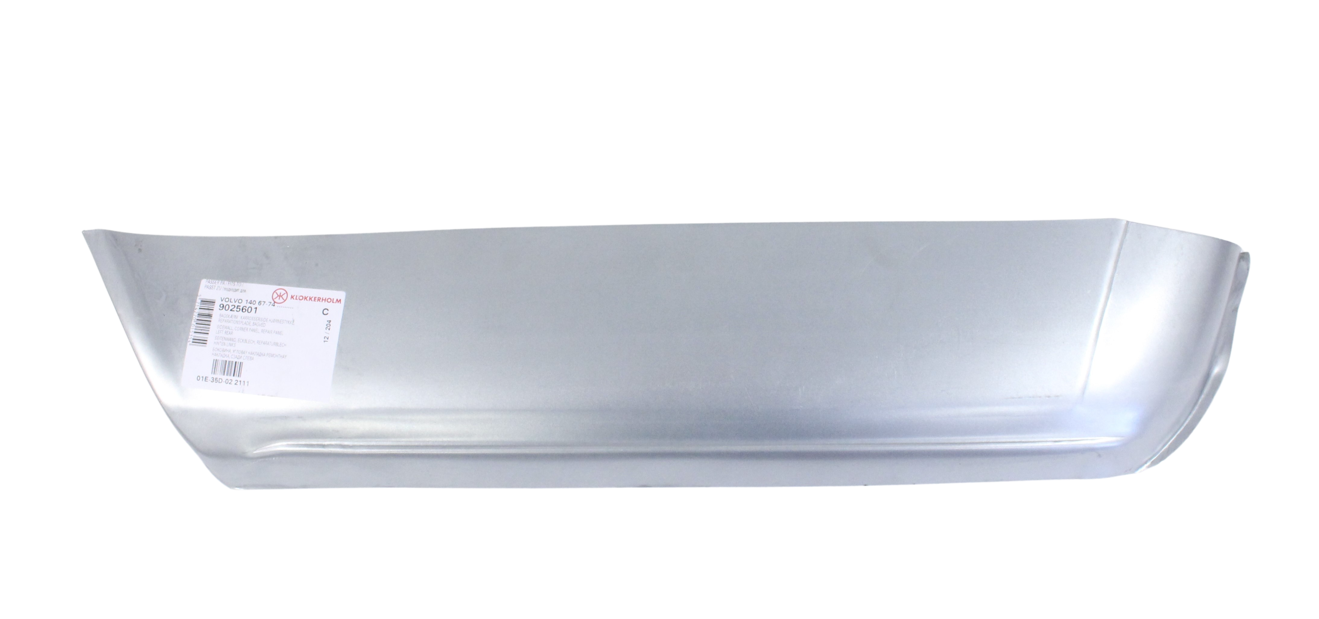 Repair panel, rear fender lower 140 1967-73 Left