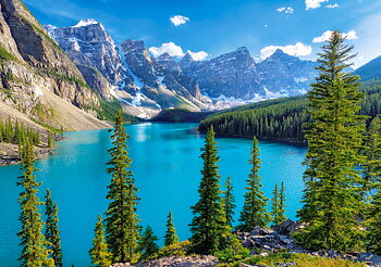 Spring at Moraine Lake, Canada, puslespil med 500 brikker (B-53810)