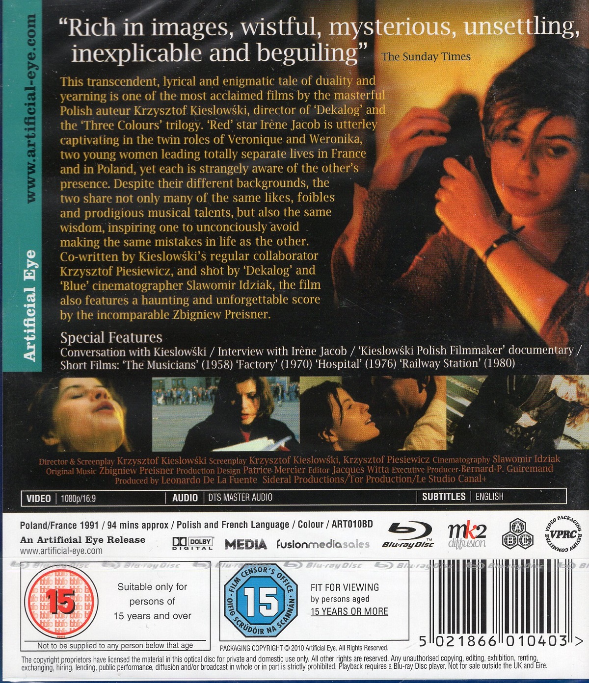 Double Life of Veronique (ej svensk text) (Blu-ray) - 2