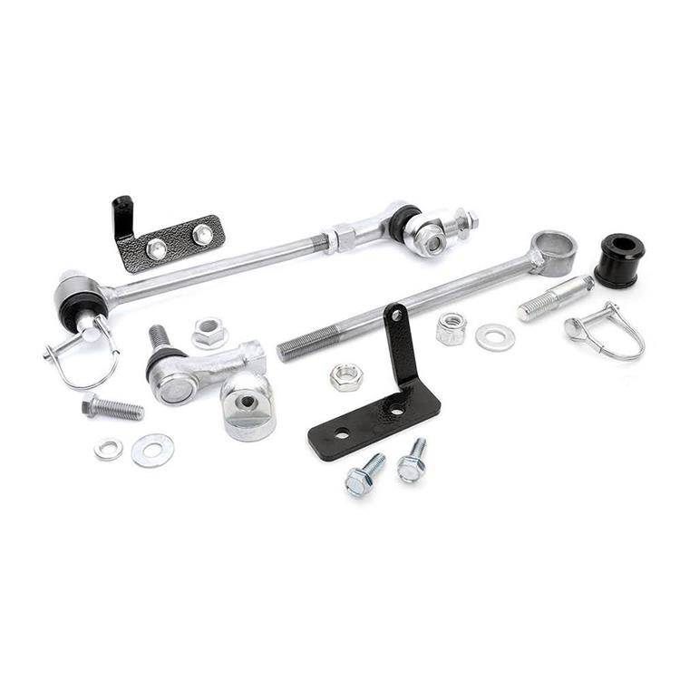 Rough Country Front Quick Disconnect Sway Bar Links 3.5-6" - Jeep XJ
