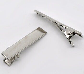 Hair alligator metal, 32mm