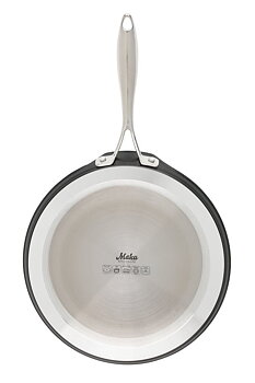 Traktörpanna med glaslock, stål 24 cm