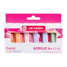Talens Art Creation Acrylic colour set Pastel 