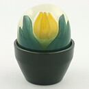 Helja Liukko-Sundström (Ikikukka 1991) Yellow Tulip Jar 12 cm