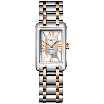 L5.255.5.75.7 Longines DolceVita stål och 18 k rosé guld 20,80 X 32,00