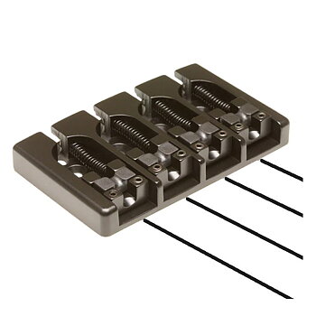 PN-8370-B4 GHOST Hipshot A-Style Bass Bridge (4-string)