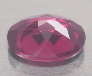 Hermosa piedra preciosa de granate rodolita natural de talla ovalada de 1,72 ct de 8,1x6 mm - 2