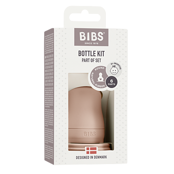 BIBS Nappset för nappflaska, Blush