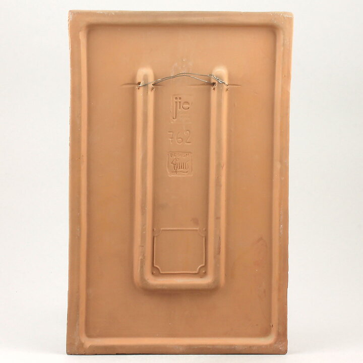 アイモ・ニェットボリ  長方形の陶板  蝶々と花モチーフ  30cm  1970年代