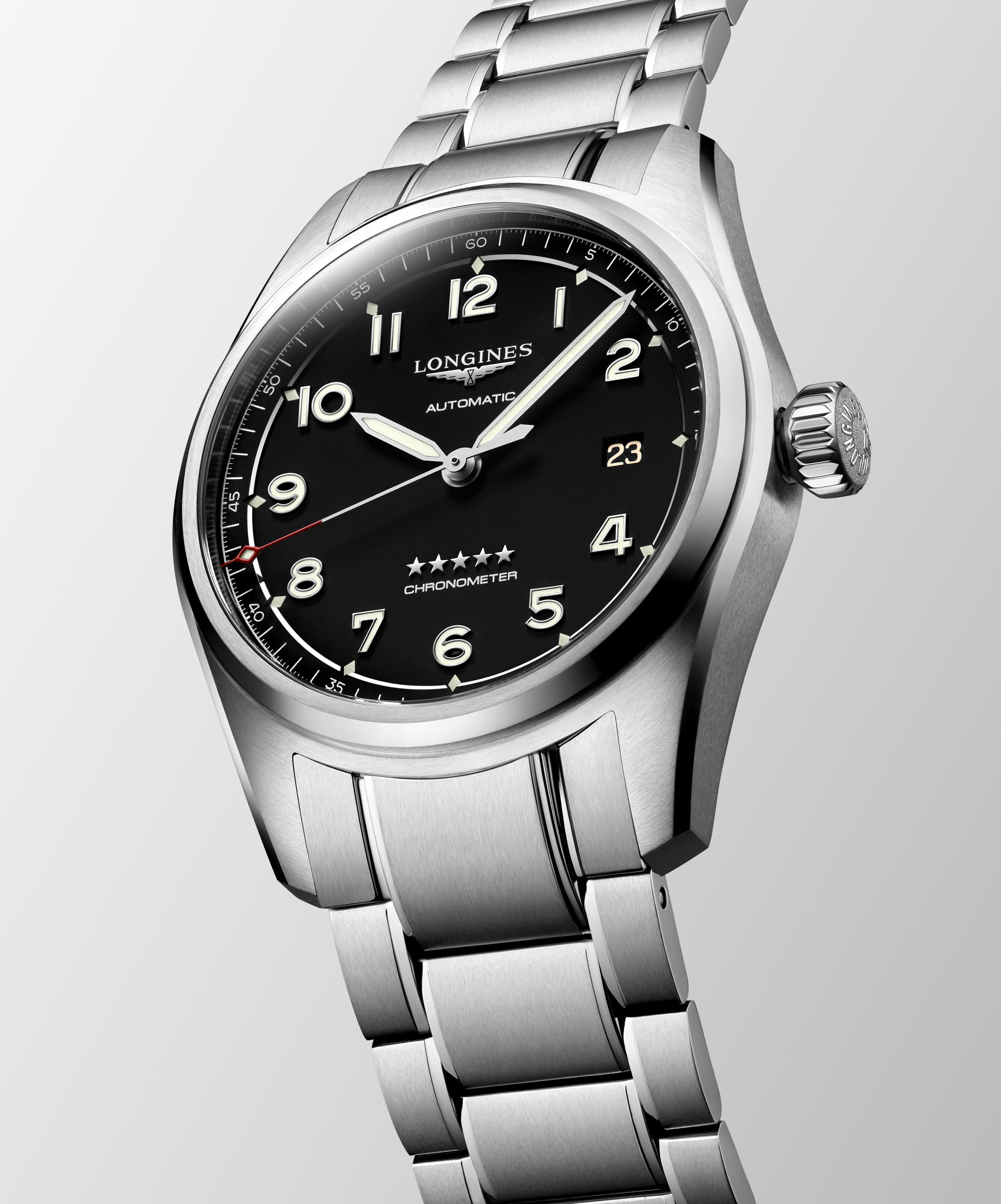 L3.810.4.53.6 Longines Spirit 40 svart