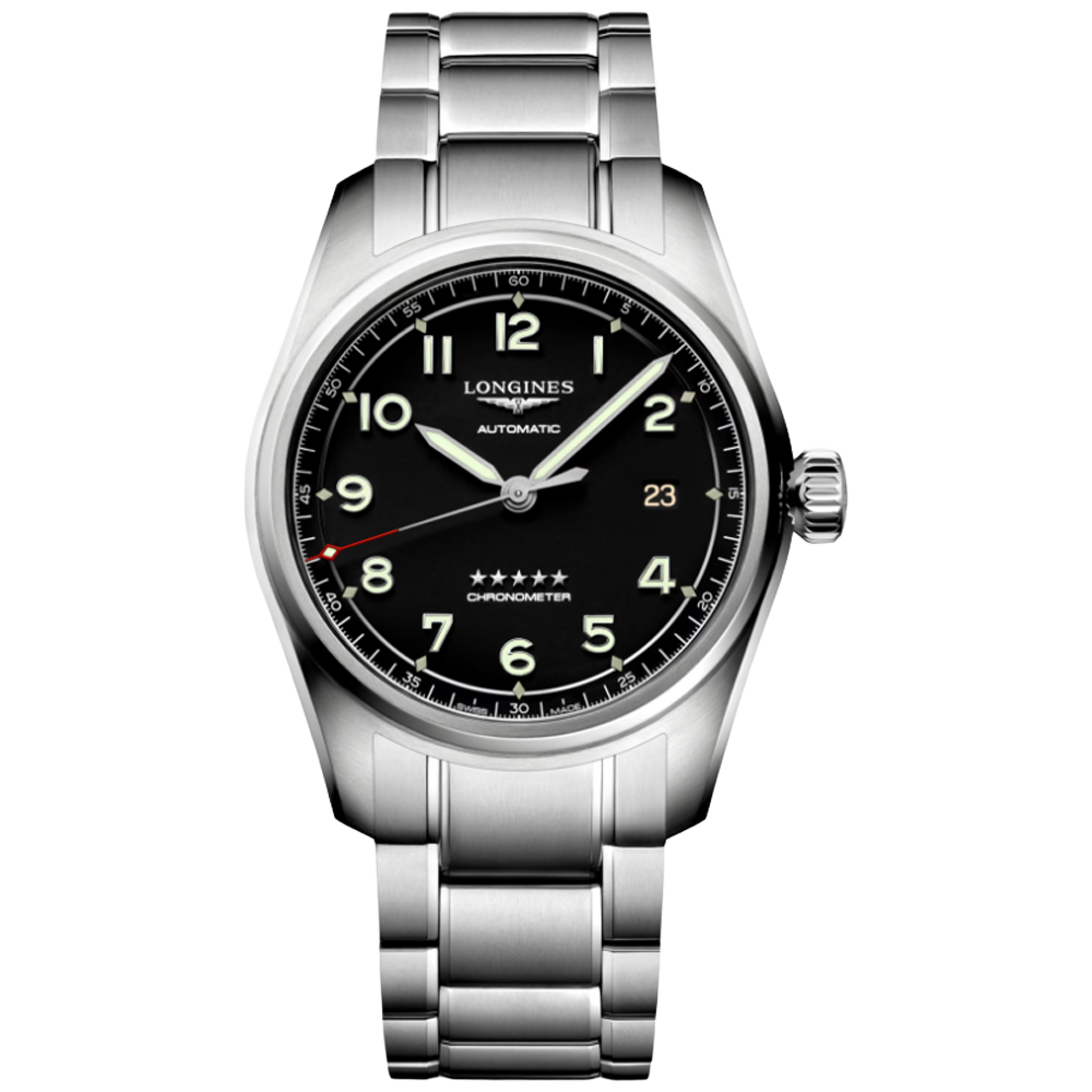 L3.810.4.53.6 Longines Spirit 40 svart