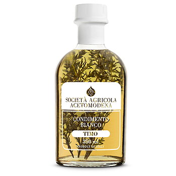 Vit balsamvinäger med Timjan, 250 ml. Italiensk från Acetomodena.