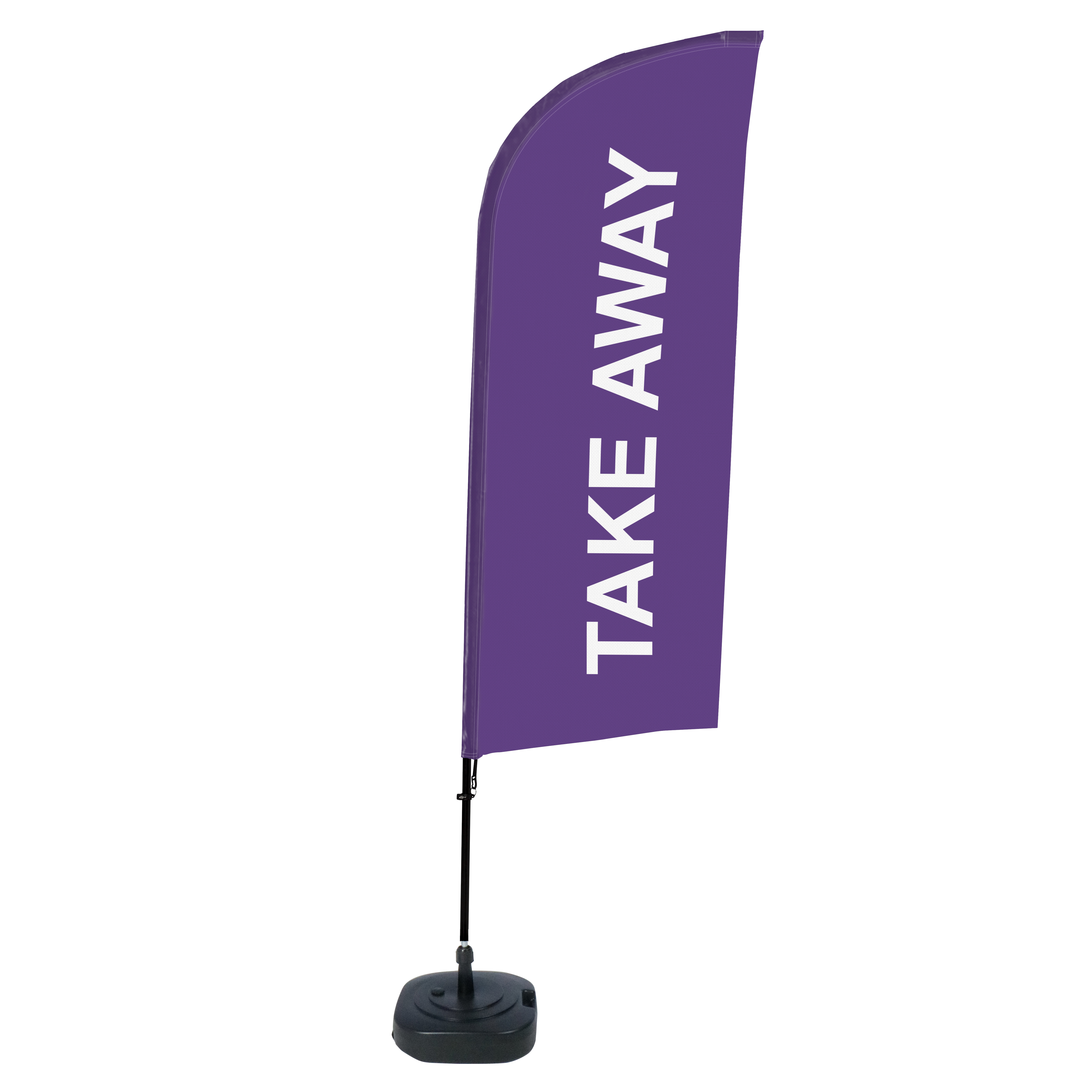 Beach Flag Alu 330 cm komplete set "Take Away" - 2