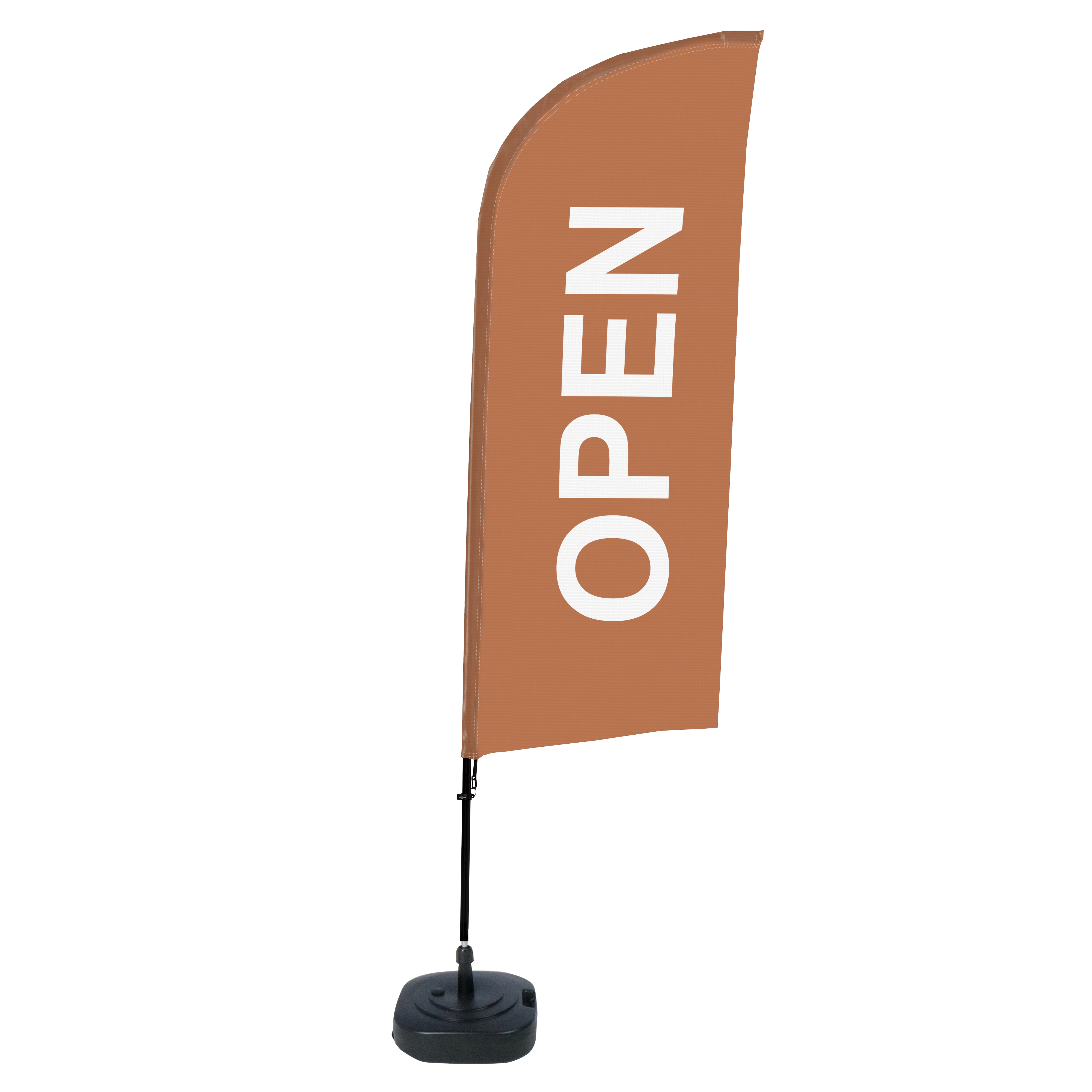 Beach Flagga Alu 330 cm Komplett set "Open" - 4