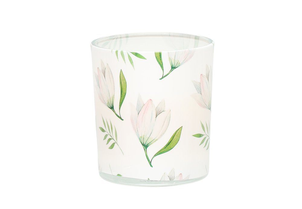 Doftljus i glasburk White Bloom