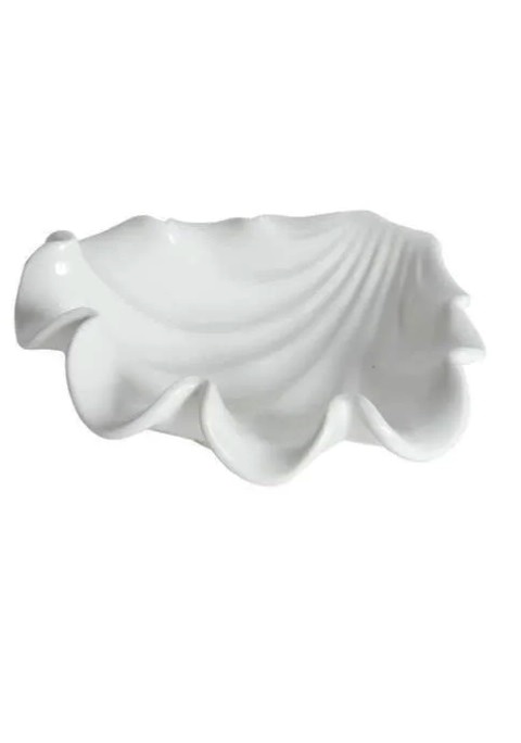 Snäcka - Skål - Fat - Snäckskal - Vit - 15,8 cm - 2