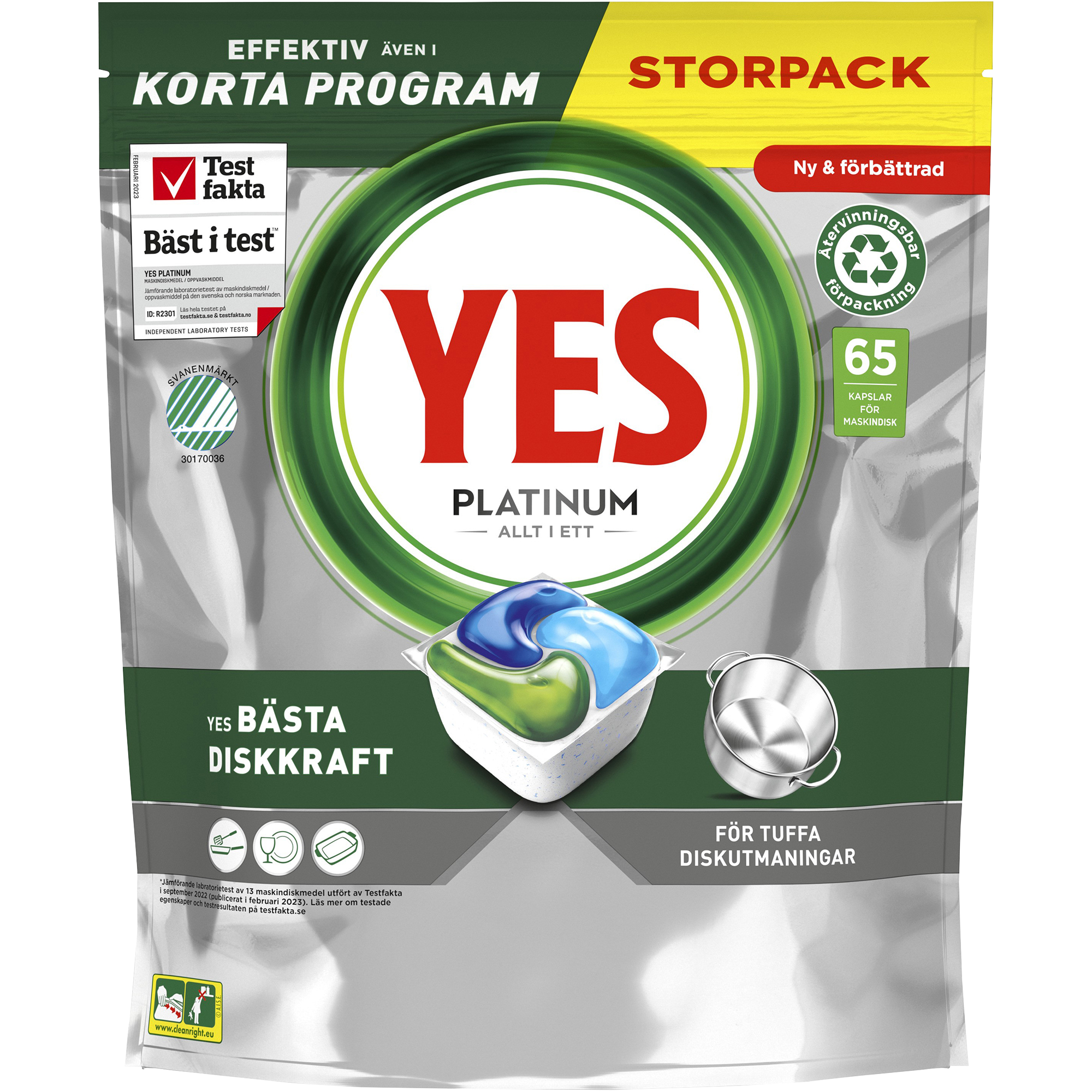 MASKINDISK YES PLATINUM 65-P 