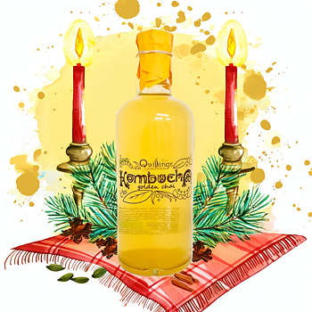 GOLDEN CHAI KOMBUCHA EKO 70cl Qvillinge Ekologiska