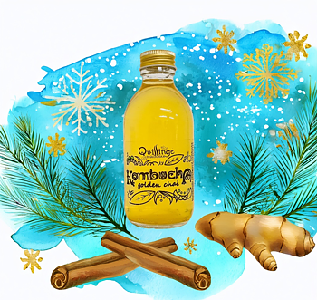 GOLDEN CHAI KOMBUCHA EKO 20cl Qvillinge Ekologiska