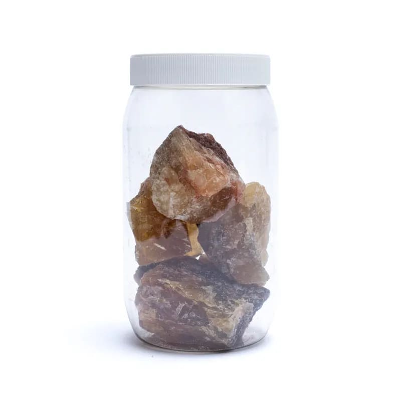 Rough yellow fluorite  ±1000 Gr. - 2