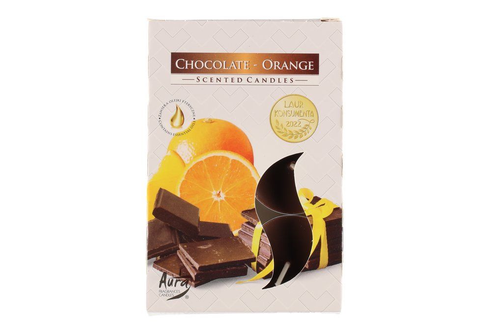 Doftvärmeljus Chocolate-Orange  6 -pack