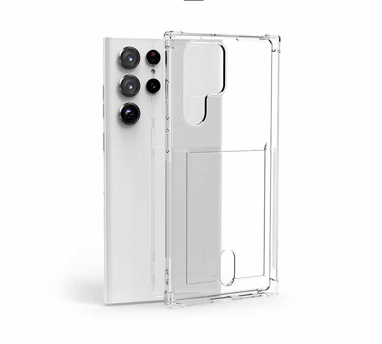 Samsung Galaxy S22 Ultra - Transparent Skal + Mjuk Skyddsfilm