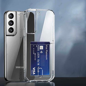 Samsung Galaxy S21 FE - Transparent Case + Full Coverage Tempered Protective Glass