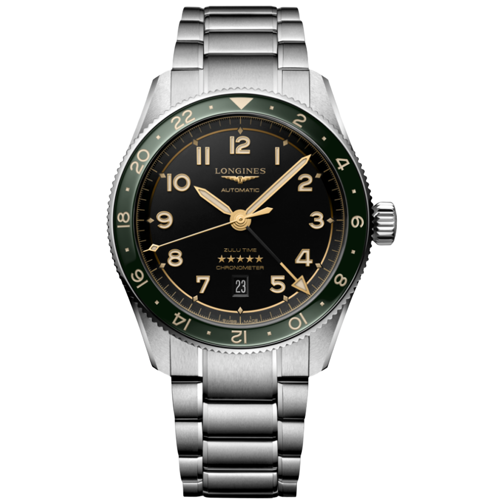 L3.812.4.63.6 Longines Spirit Zulu Time 42 grön