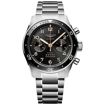 L3.821.4.53.6 Longines Spirit Chronograph Flyback 42 svart