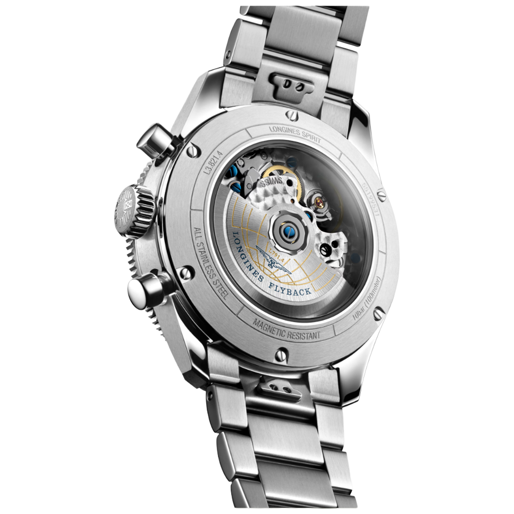 L3.821.4.93.6 Longines Spirit Chronograph Flyback 42 blåL3.821.4.93.6 Longines Spirit Chronograph Flyback 42 blå