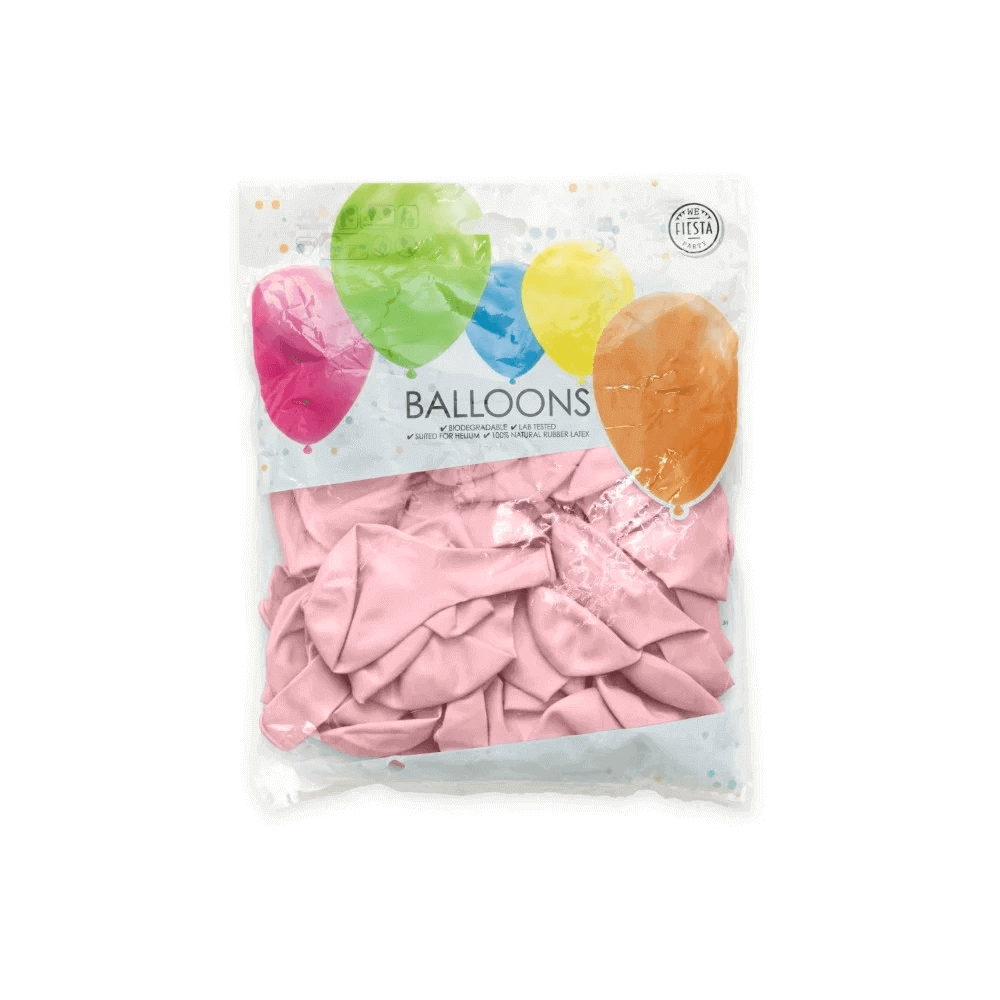 50-pack Ballonger Pärlemor Rosa 