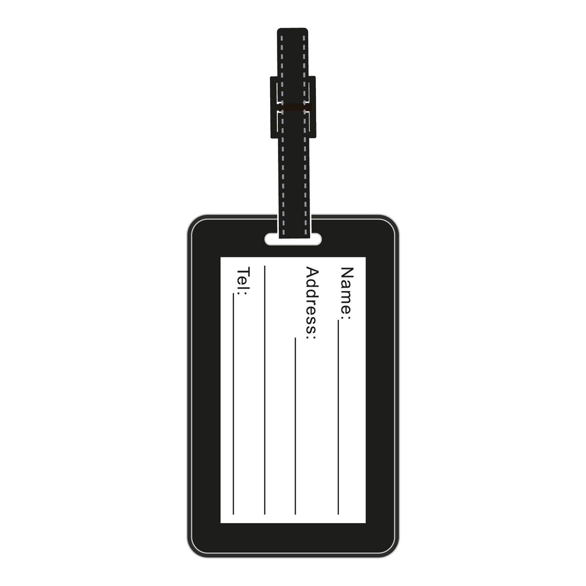Luggage tag, 3D design - 2